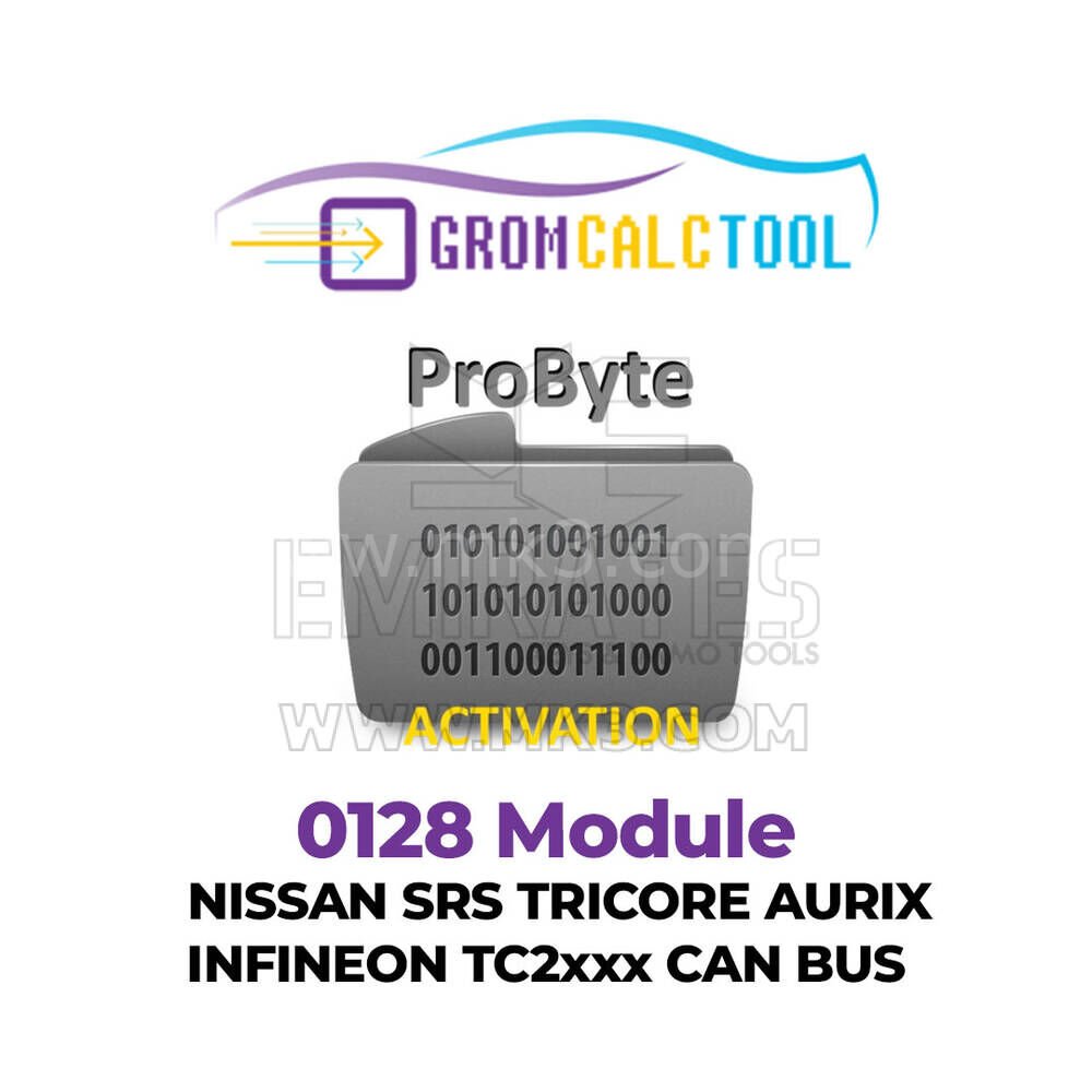 GromCalcTool 0128 Modülü Nissan SRS Tricore Aurix Infineon TC2xxx CAN BUS