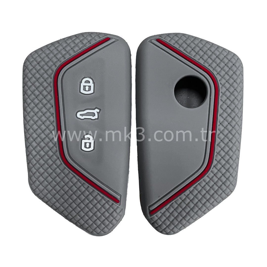 KD B33 Oyulmuş  Smart Silikon Kumanda Kabı 3 buton