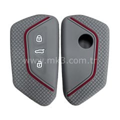 KD B33 Oyulmuş  Smart Silikon Kumanda Kabı 3 buton
