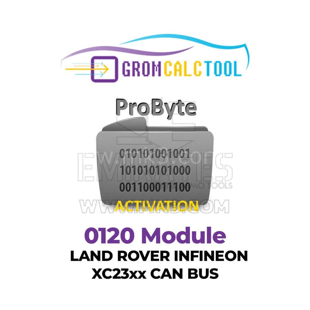 GromCalcTool 0120 Modülü Land Rover INFINEON XC23xx CAN BUS
