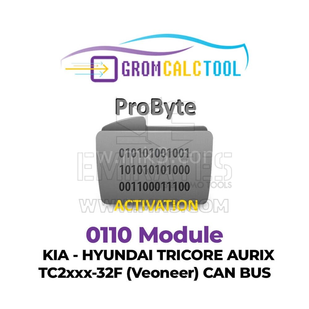 GromCalcTool 0110 Modülü Kia - Hyundai TRICORE AURIX TC2xxx-32F (Veoneer) CAN BUS