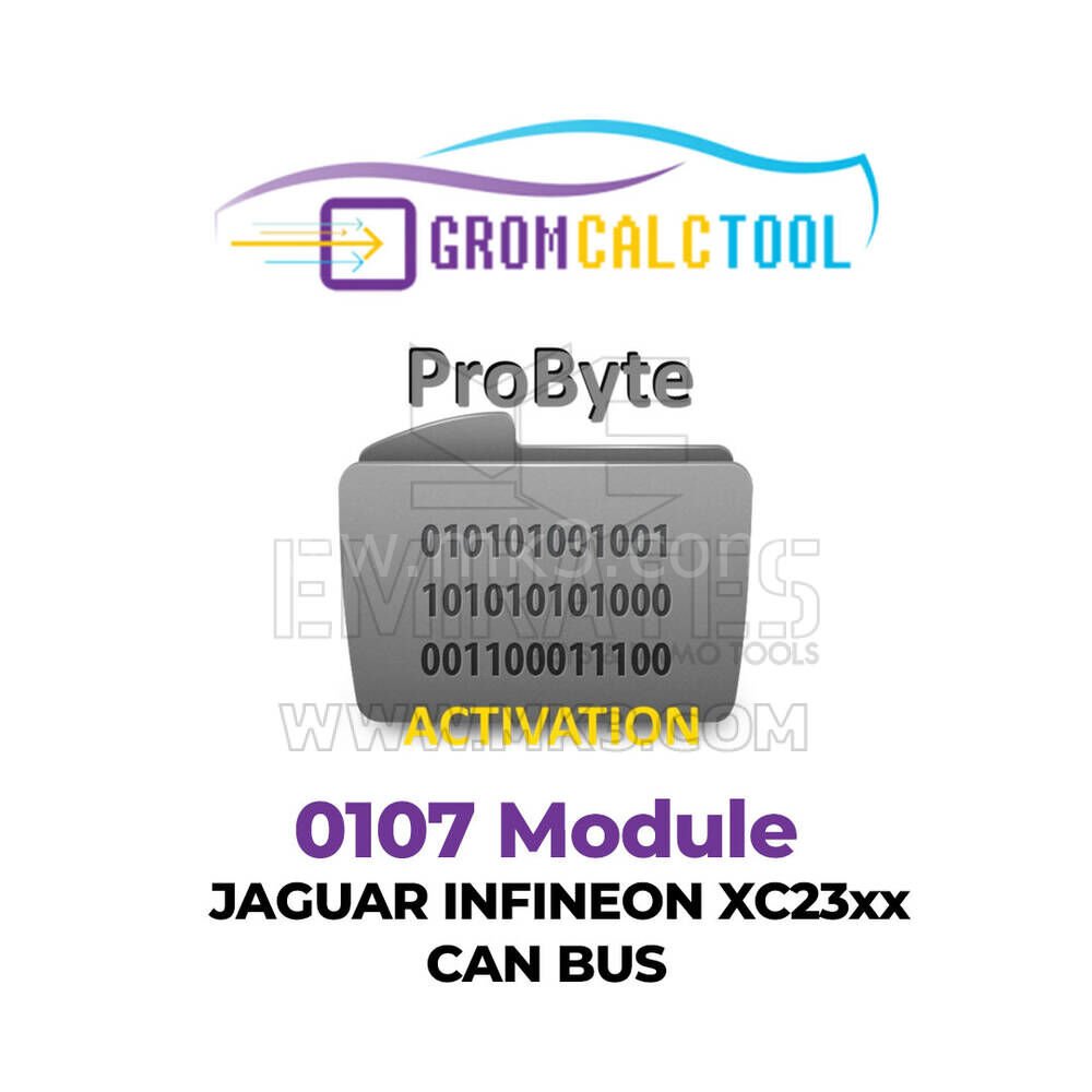 GromCalcTool 0107 Modülü Jaguar INFINEON XC23xx CAN BUS