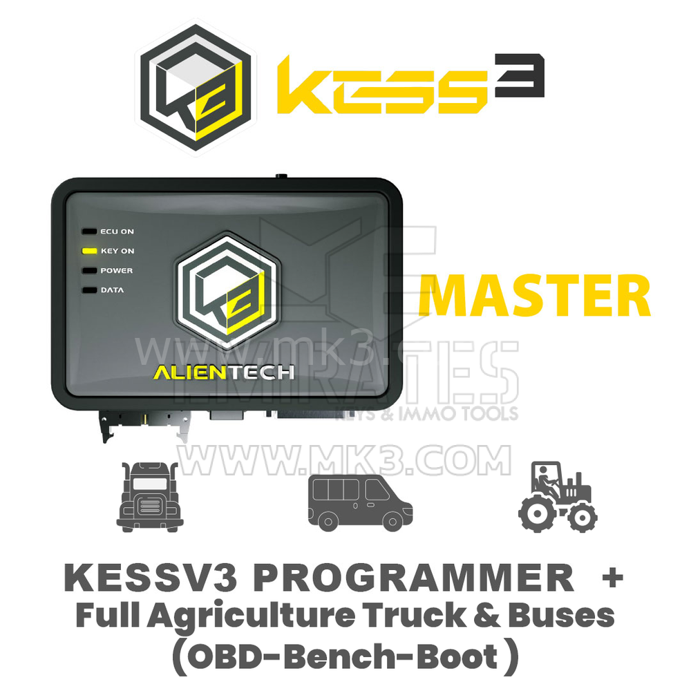 Alientech KESS3 Master Full Tarım Kamyonu ve Otobüsleri ( OBD-Bench-Boot )