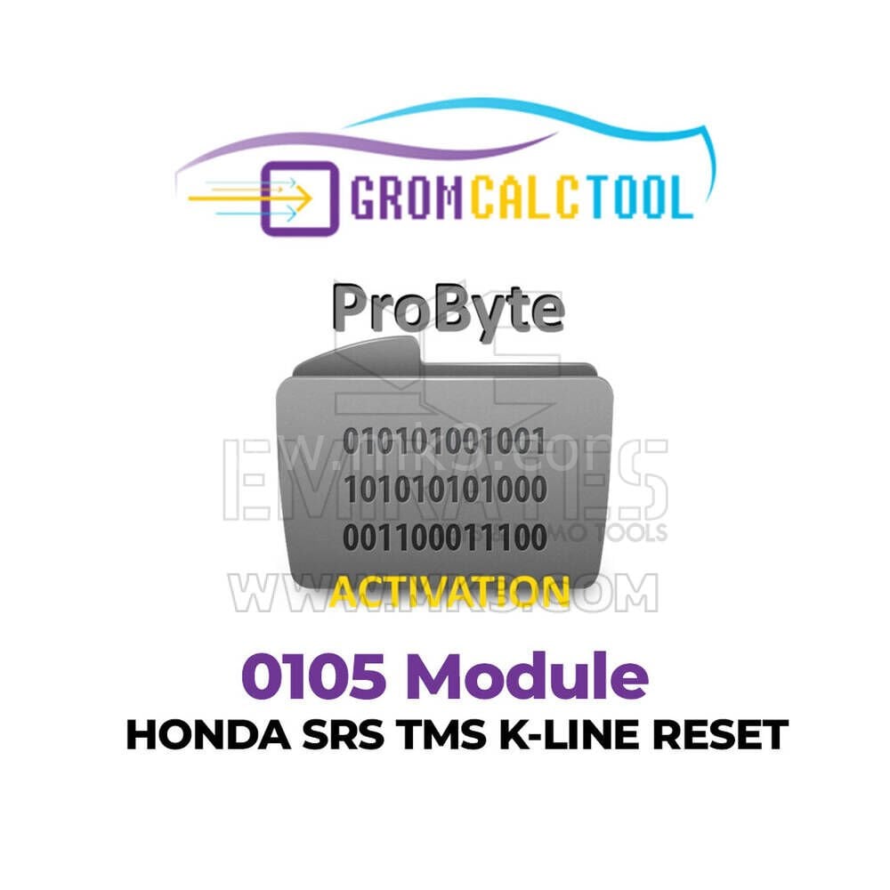 GromCalcTool 0105 Modülü Honda SRS TMS K-LINE Sıfırlama
