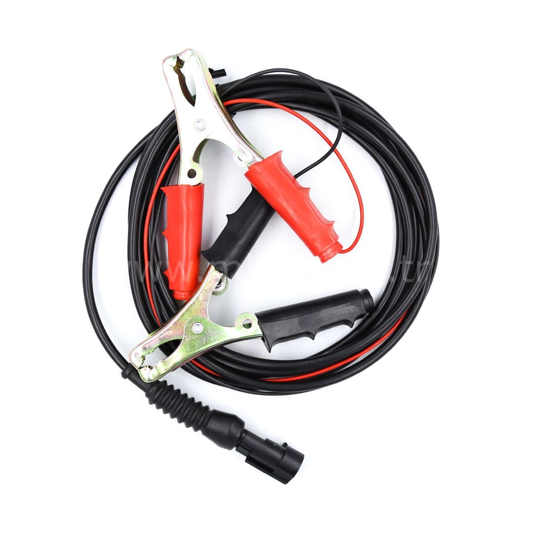 Alientech144300KPWR KESS3 Büyük Timsah Kelepçeli Güç Kablosu
