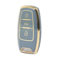 NANO Yüksek Kalite Kumanda Kılıfı Great Wall 3 Buton Gri Renk GW-B11J3