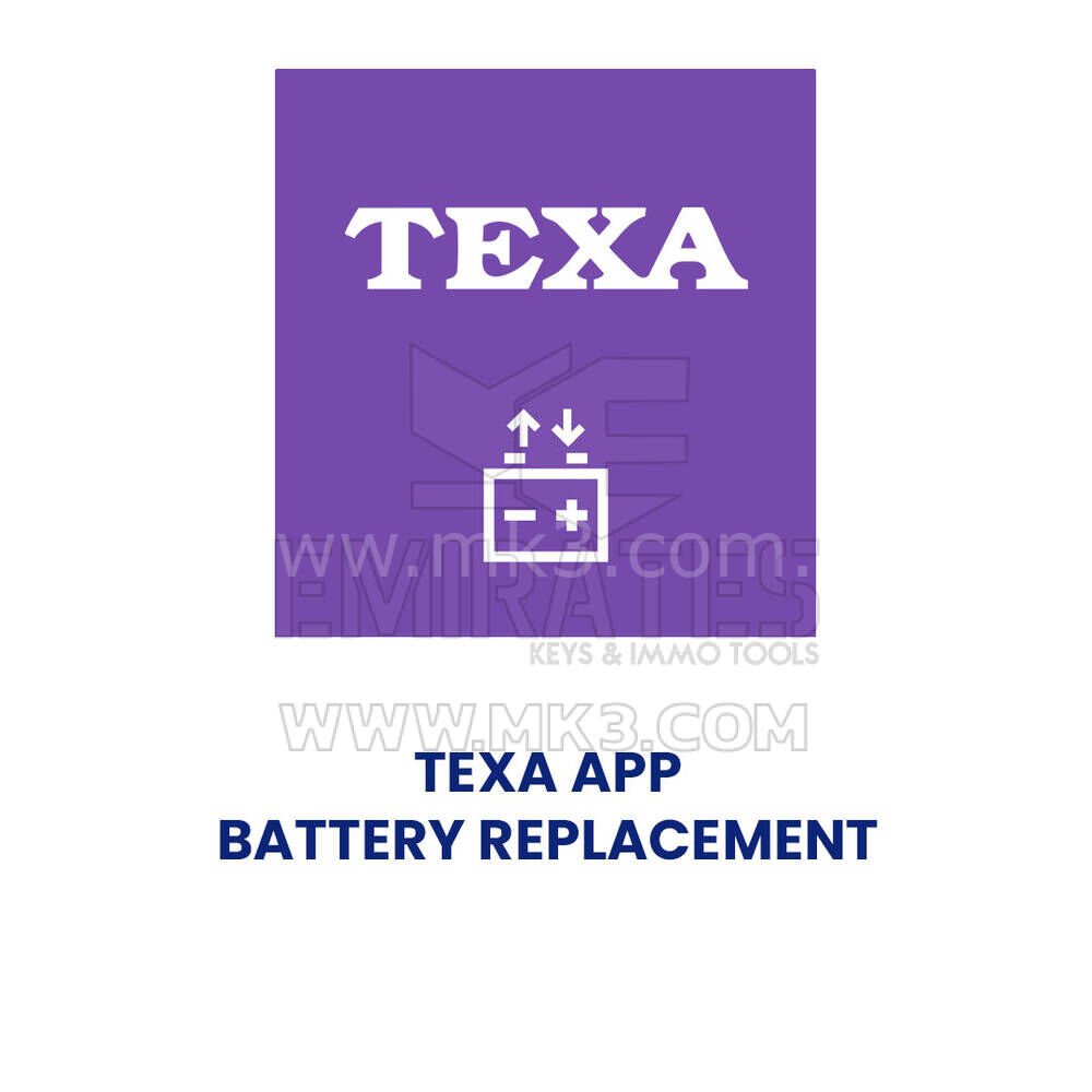 TEXA APP PİL DEĞİŞİMİ - AGU066
