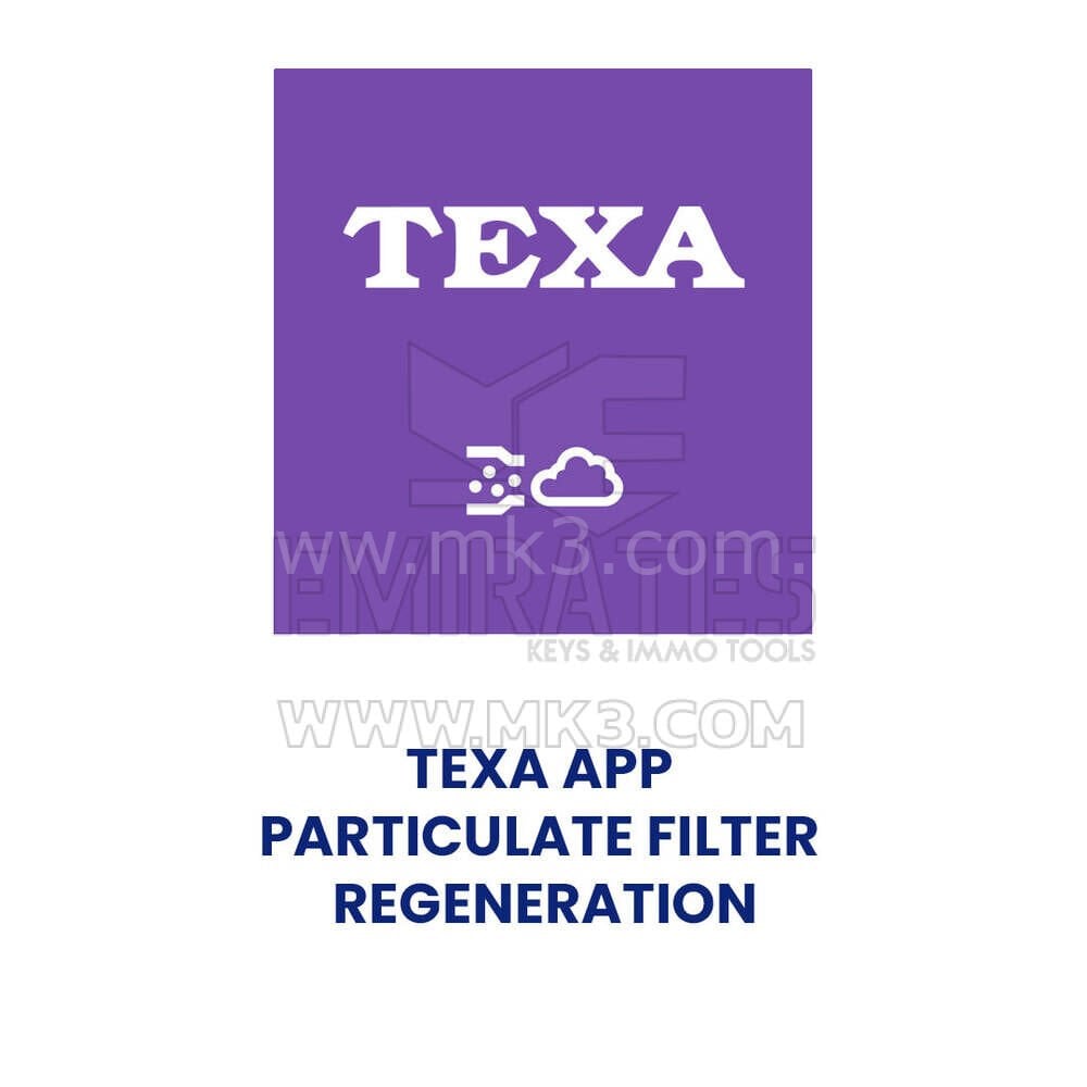 TEXA APP PARTİKÜL FİLTRESİ REJENERASYONU - AGU064