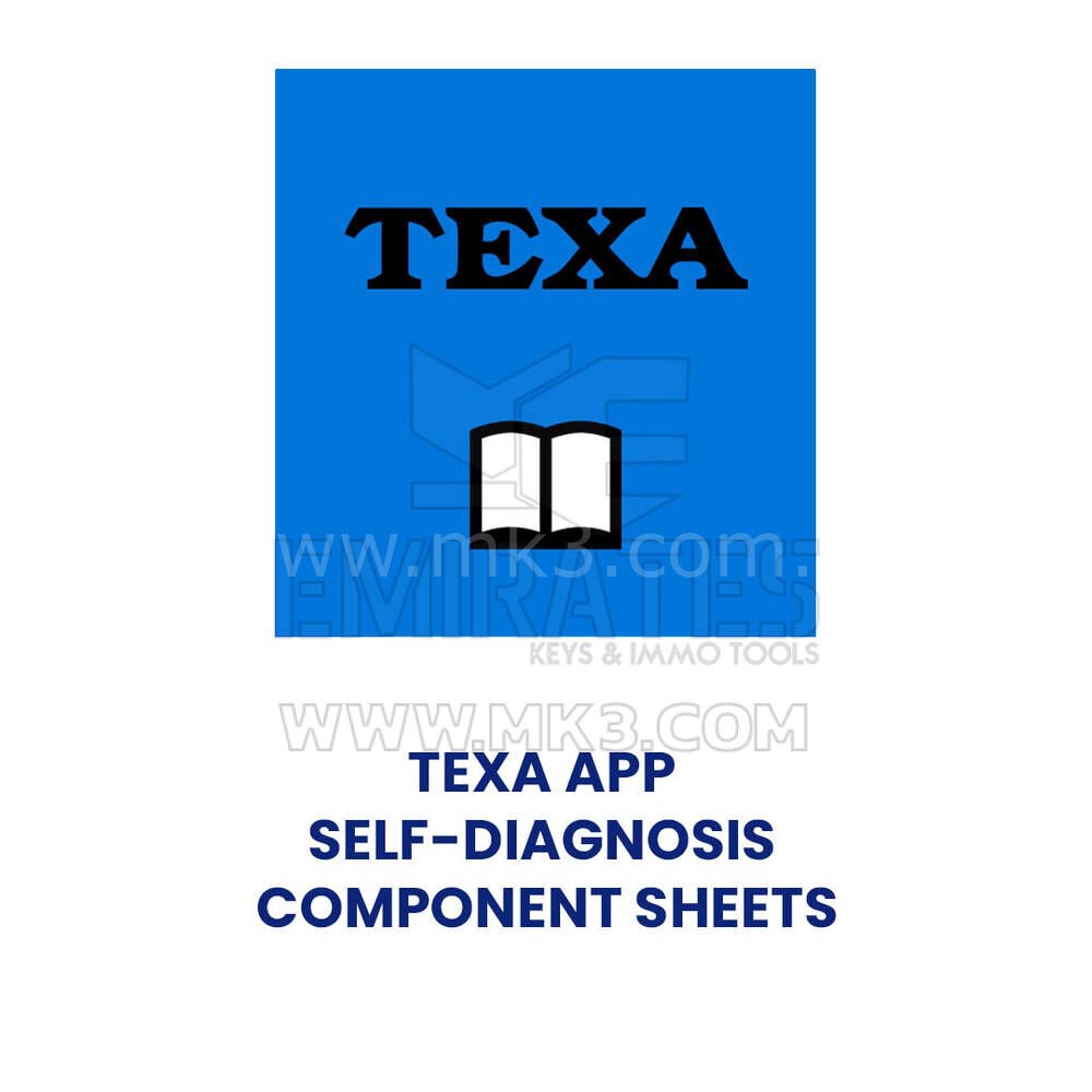 TEXA APP KENDİ KENDİNE TANIS KOMPONENT SAYFALARI - AGU042