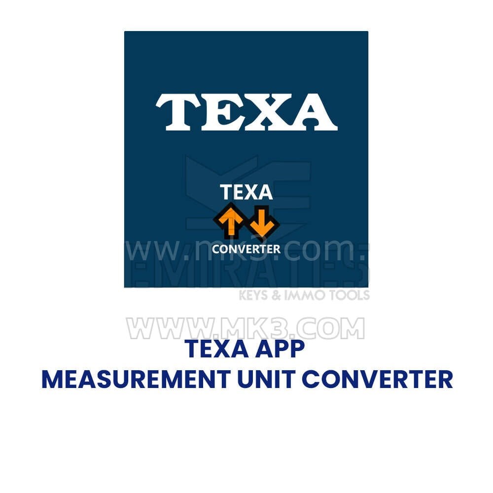 TEXA APP ÖLÇÜM BİRİMİ DÖNÜŞTÜRÜCÜ - AGU028