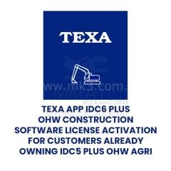 IDC5 PLUS OHW AGRI sahibi müşteriler için TEXA APP IDC5 PLUS OHW CONSTRUCTION yazılım lisans aktivasyonu - AGU002