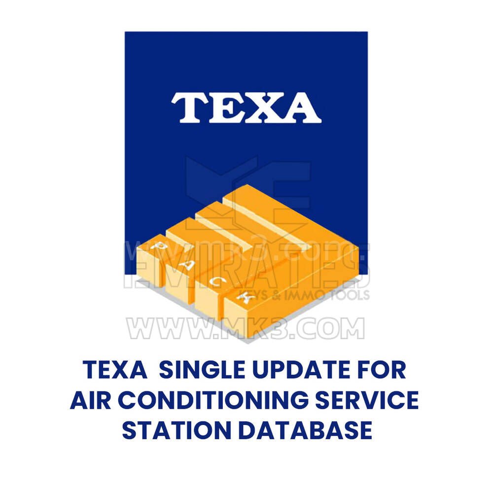 TEXA KLİMA SERVİS İSTASYONU VERİ TABANI İÇİN TEK GÜNCELLEME - AGS00K