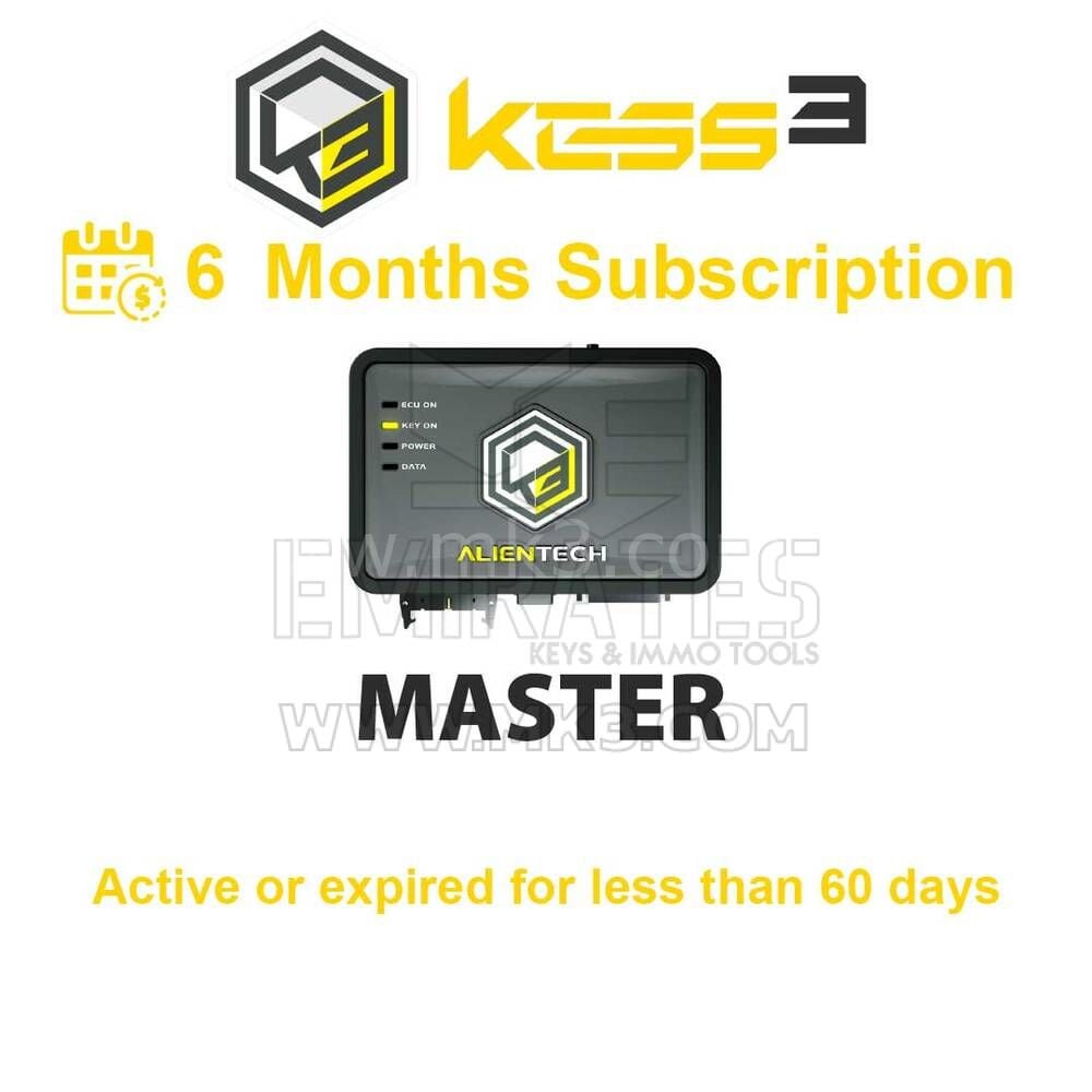 Alientech KESS3MS002- KESS3 Master - 6 Aylık Abonelik